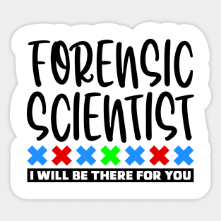 Forensic Scientist Sticker